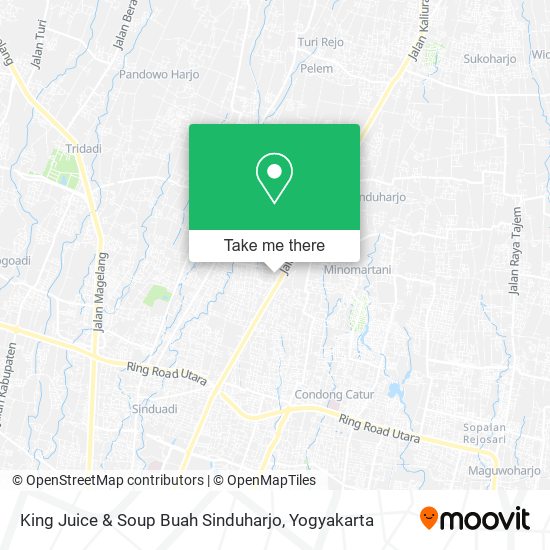 King Juice & Soup Buah Sinduharjo map