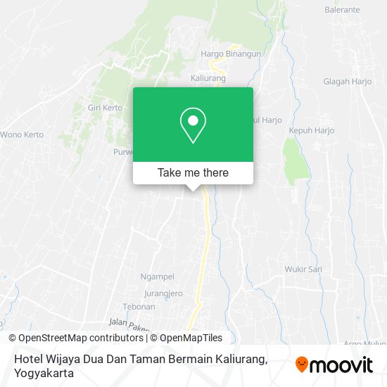 Hotel Wijaya Dua Dan Taman Bermain Kaliurang map