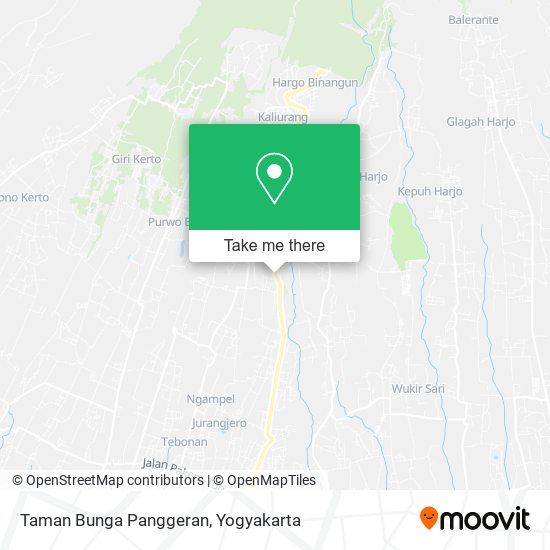 Taman Bunga Panggeran map