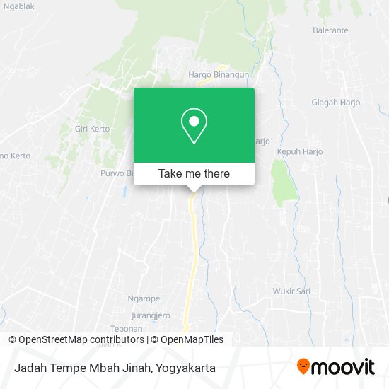 Jadah Tempe Mbah Jinah map