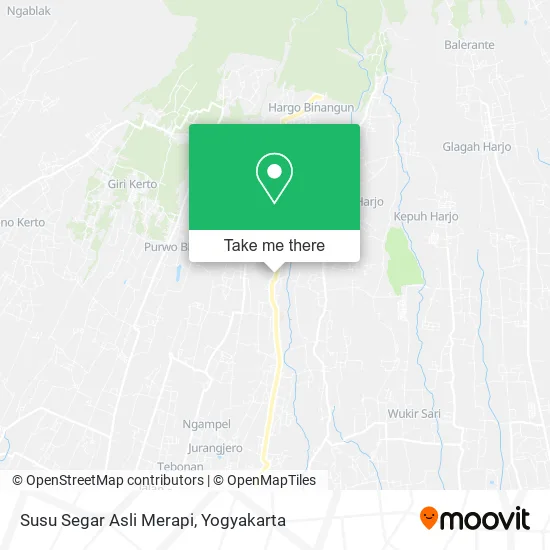 Susu Segar Asli Merapi map