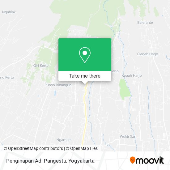 Penginapan Adi Pangestu map