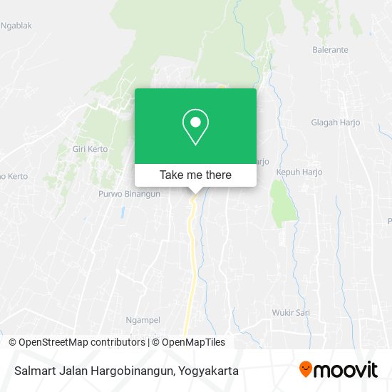Salmart Jalan Hargobinangun map