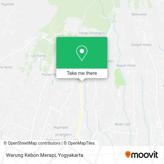 Warung Kebon Merapi map