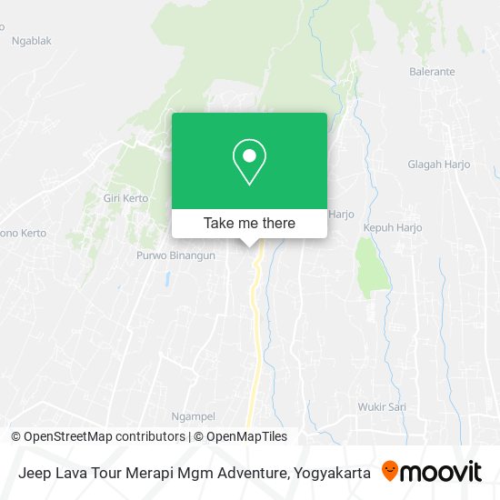 Jeep Lava Tour Merapi Mgm Adventure map