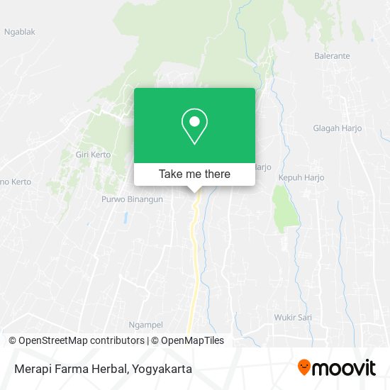 Merapi Farma Herbal map