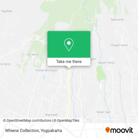 Whiens Collection map