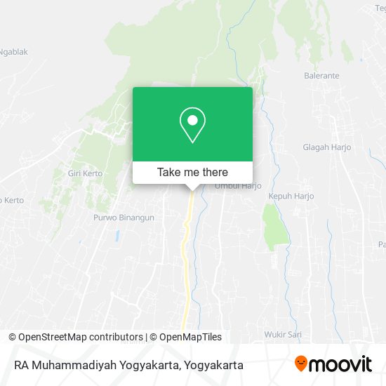 RA Muhammadiyah Yogyakarta map