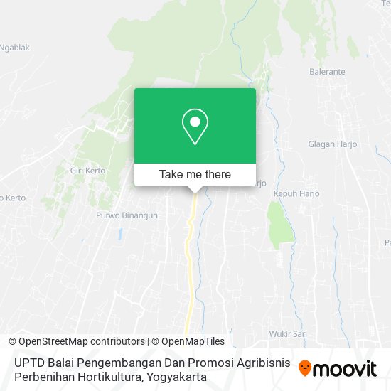UPTD Balai Pengembangan Dan Promosi Agribisnis Perbenihan Hortikultura map