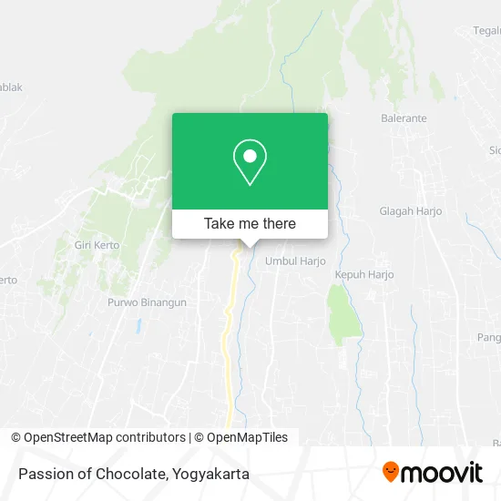 Passion of Chocolate map