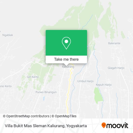 Villa Bukit Mas Sleman Kaliurang map