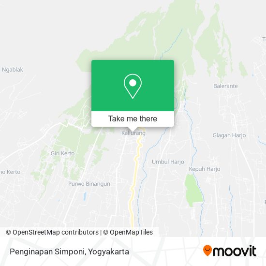 Penginapan Simponi map