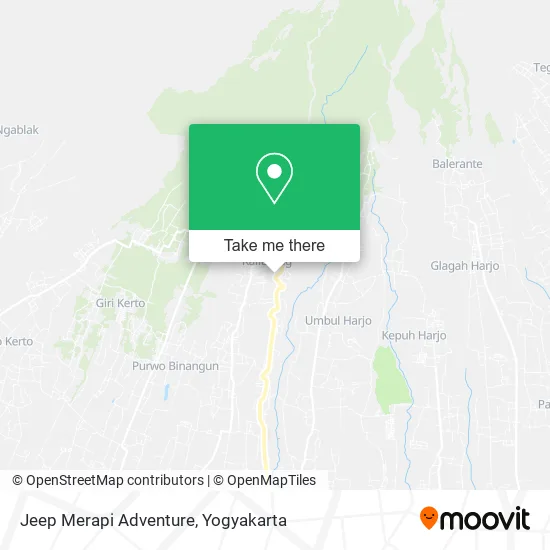 Jeep Merapi Adventure map