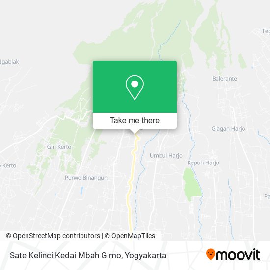 Sate Kelinci Kedai Mbah Gimo map