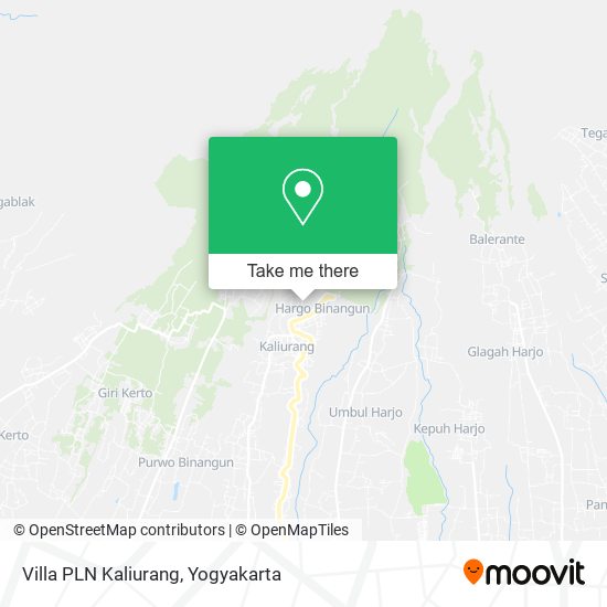 Villa PLN Kaliurang map