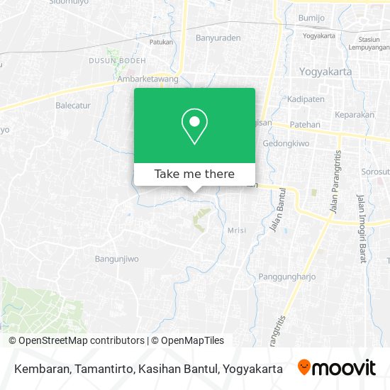 Kembaran, Tamantirto, Kasihan Bantul map