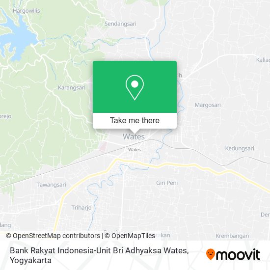 Bank Rakyat Indonesia-Unit Bri Adhyaksa Wates map