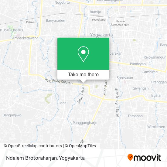 Ndalem Brotoraharjan map