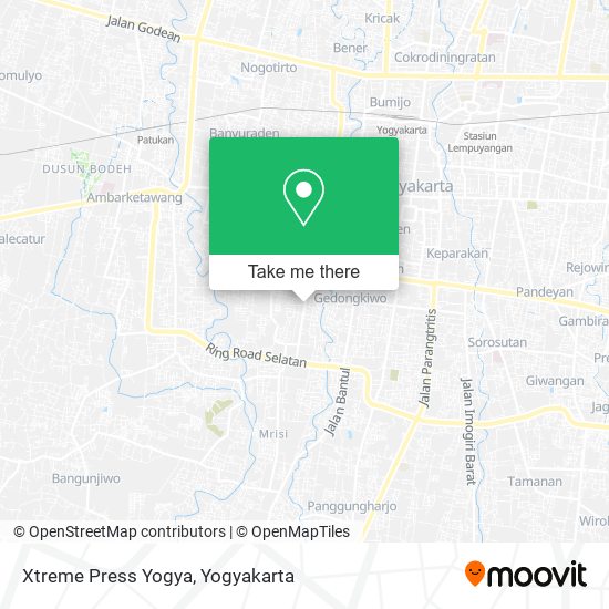 Xtreme Press Yogya map