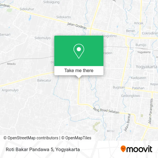 Roti Bakar Pandawa 5 map