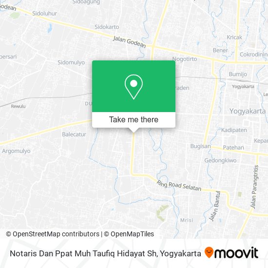 Notaris Dan Ppat Muh Taufiq Hidayat Sh map