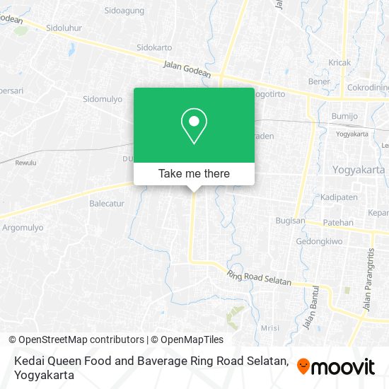 Kedai Queen Food and Baverage Ring Road Selatan map
