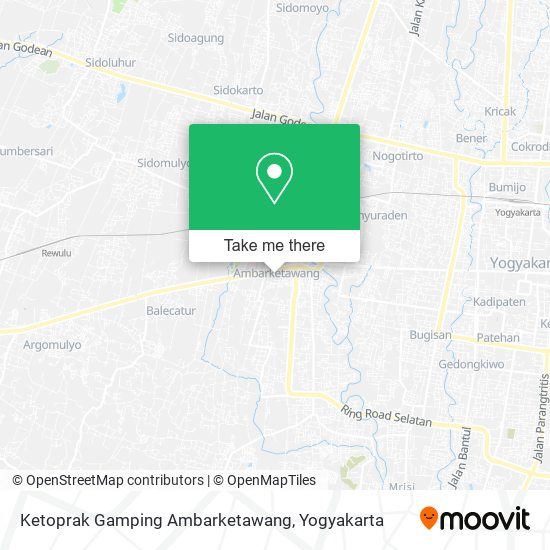 Ketoprak Gamping Ambarketawang map