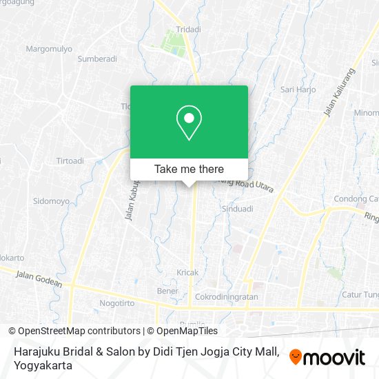 Harajuku Bridal & Salon by Didi Tjen Jogja City Mall map