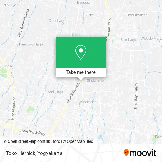 Toko Hernick map