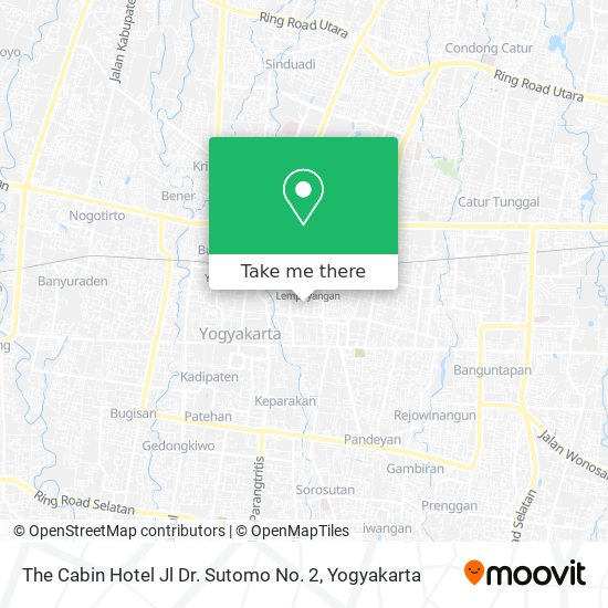 The Cabin Hotel Jl Dr. Sutomo No. 2 map