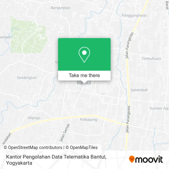 Kantor Pengolahan Data Telematika Bantul map