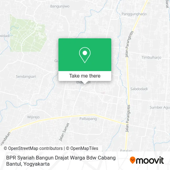 BPR Syariah Bangun Drajat Warga Bdw Cabang Bantul map