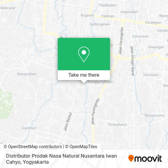 Distributor Prodak Nasa Natural Nusantara Iwan Cahyo map