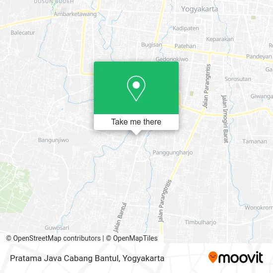 Pratama Java Cabang Bantul map