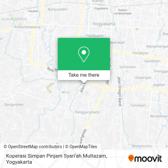 Koperasi Simpan Pinjam Syari'ah Multazam map