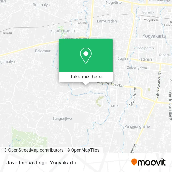Java Lensa Jogja map