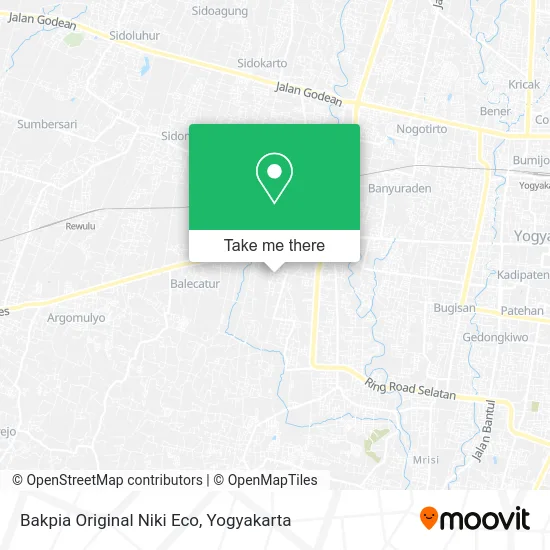 Bakpia Original Niki Eco map