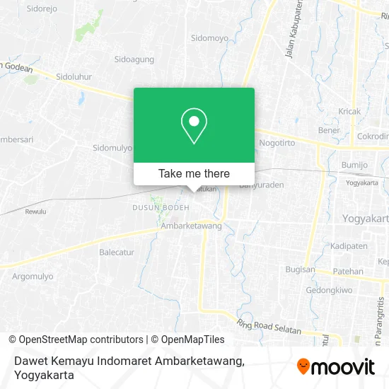 Dawet Kemayu Indomaret Ambarketawang map