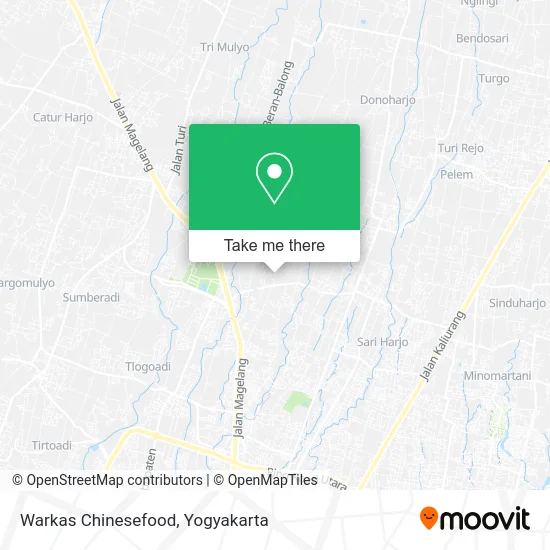 Warkas Chinesefood map
