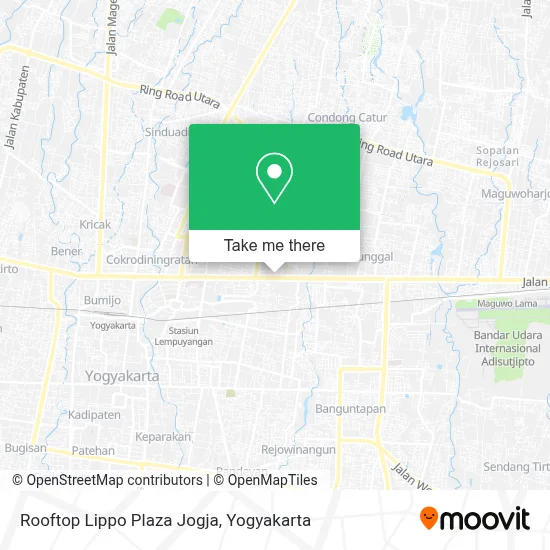 Rooftop Lippo Plaza Jogja map