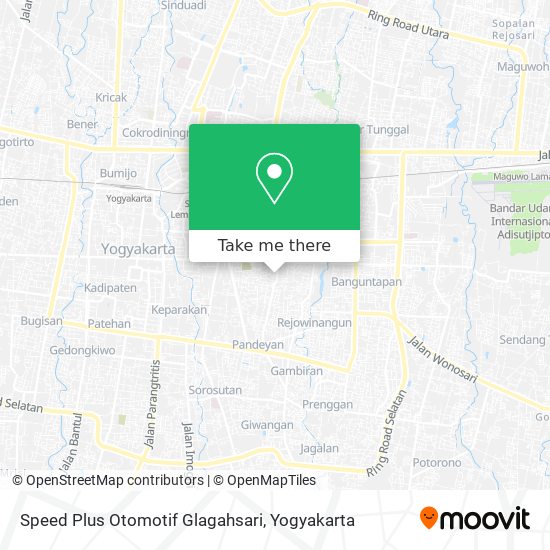 Speed Plus Otomotif Glagahsari map