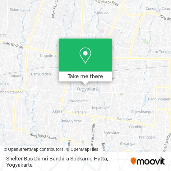 Shelter Bus Damri Bandara Soekarno Hatta map