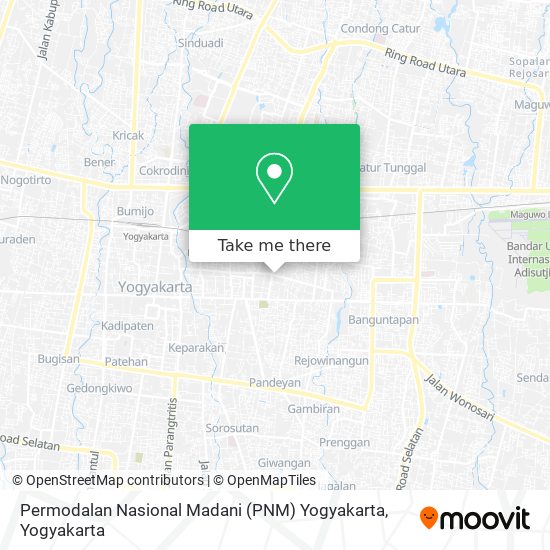 Permodalan Nasional Madani (PNM) Yogyakarta map