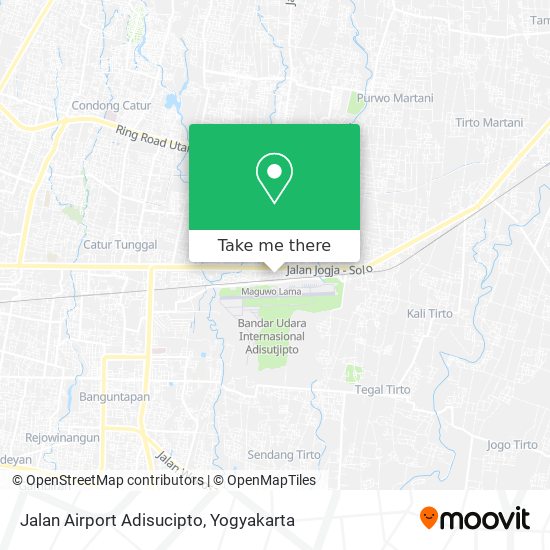 Jalan Airport Adisucipto map