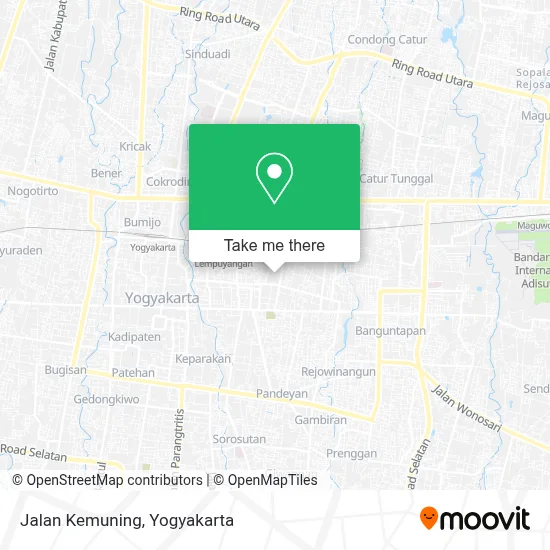 Jalan Kemuning map