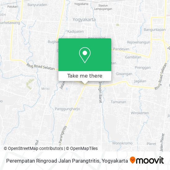 Perempatan Ringroad Jalan Parangtritis map