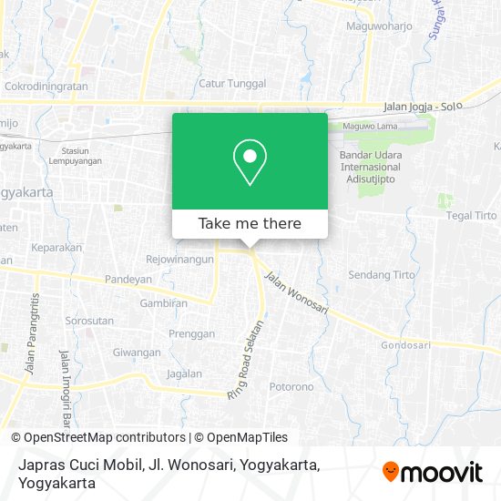 Japras Cuci Mobil, Jl. Wonosari, Yogyakarta map