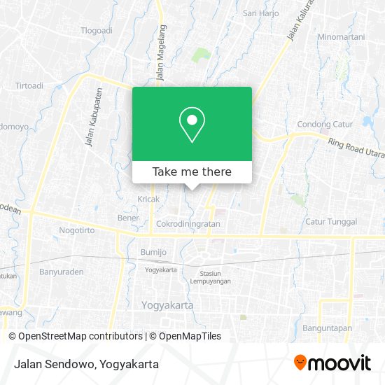 Jalan Sendowo map