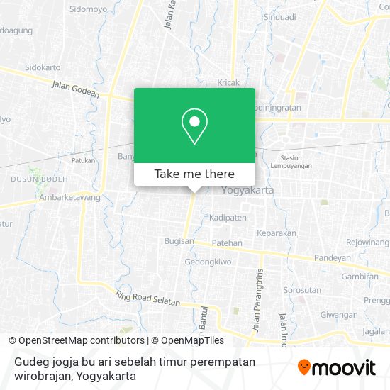 Gudeg jogja bu ari sebelah timur perempatan wirobrajan map
