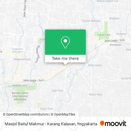 Masjid Baitul Makmur - Karang Kalasan map